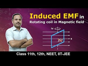 EMF in a Rotating coil in Magnetic Field class 12 Physics #cbse #umeshrajoria