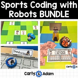 Sports Coding With Robots Bundle Football, Basketball, Soccer Robotics, Code