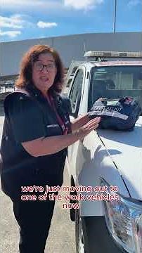 Behind the scenes! Come with Carolyne to service first aid kits and defibs at a shopping centre 🎬