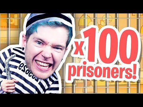 100 PRISONERS IN MY PRISON! | Prison Architect Part 4