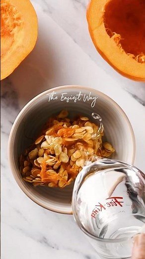 How to Clean Pumpkin Seeds | Simple Cooking & Gardening Hack