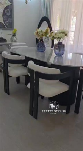 Sophisticated Dinning table😍. Only available at Pretty Stylish Homes. 0712 257 649 | Pretty Stylish Homes