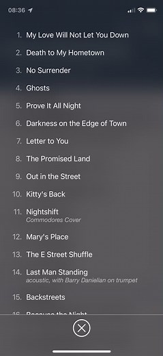 Setlist Concerts App sur TikTok