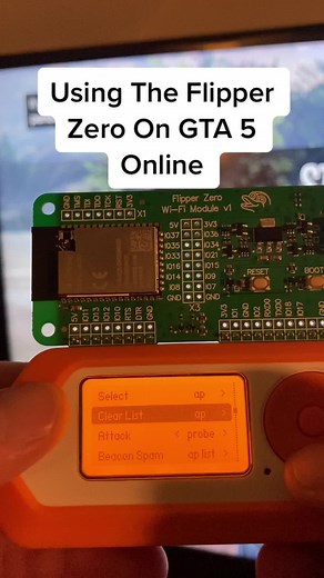 Using The Flipper Zero On GTA 5 Online #flipperzero #gta5 #xbox #gaming #gamer #videogames #tech #techtok #hack #hacks #fyp #foryou #foryoupage