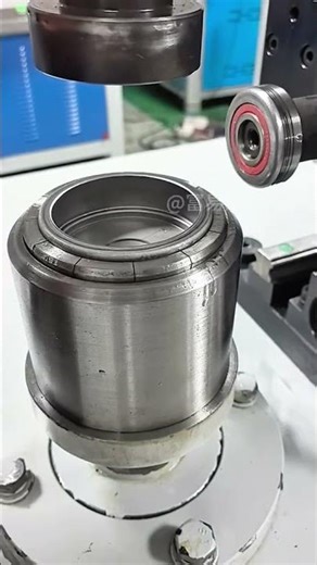 Tube spinning and internal flanging forming #spinning and flanging machine #flanging machine DIY