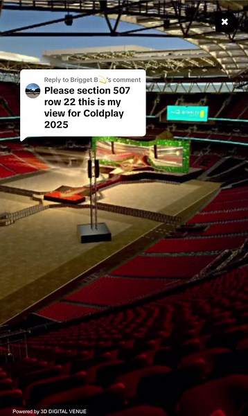 Wembley Stadium Section 507 Row 22 View Details