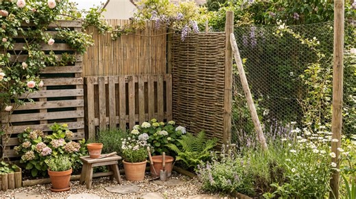 Clôture de jardin : ces 9 idées à petit prix qui remplacent les panneaux du commerce sans faire exploser votre budget