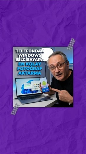 Telefondan Windows bilgisayara en kolay fotoğraf aktarma #windows #android #ios