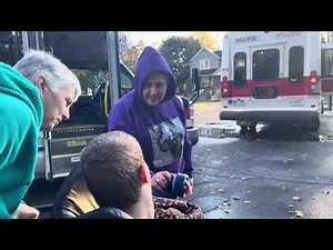 Bata Bus driver Bill picking Sam up & dropping him off at IFS 10.21.25 ‪@onthatnote‬