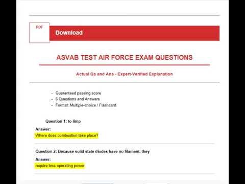 ASVAB Test Air Force Exam Questions 2026 ✈️🔥 Real Practice to Boost Your AFQT Score 🚀💯
