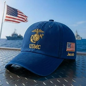 Military Style USMC Letter Embroidered Dad Cap, Tactical Olive Green Hat, Vintage Army-inspired Stitch Baseball Cap for Men & Women - Etsy