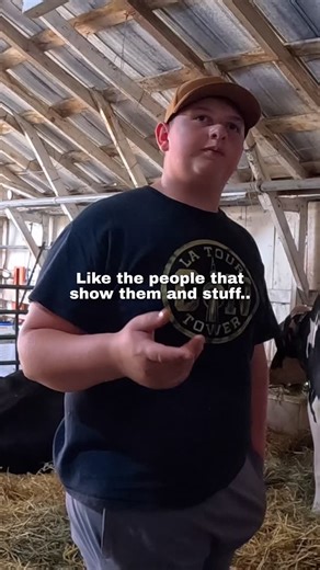 Keenan Banfill | I met a farmer and THIS happened 🥹❤️ #cow #milk #farm | Instagram