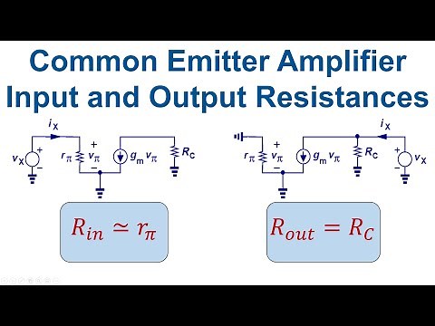 [22c] input resistance and output resistance of common emitter amplifier