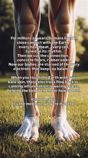 Premium Grounding Sheets & Earthing Mats on Instagram: "It's time to Reconnect your body to the one thing it’s been missing: the Earth itself. Grounding delivers free electrons that calm inflammation, settle your cortisol levels, and bring your nervous system back into balance. Your body remembers how to heal - it just needs the signal. 🤍🌍 #grounding #earthing #sleepcoaching #nervoussystemhealing #cortisolimbalance"