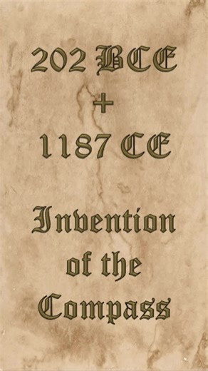Remember History - Invention of the Compass 202 BCE 1187 CE #History #compass #handynasty #historytiktok #historytok #china #remember #historyfacts