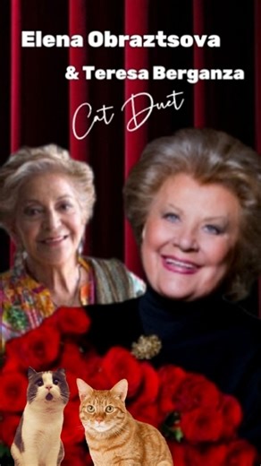 OPERA STEPS on Instagram: "Elena Obraztsova & Teresa Berganza sing "Duetto buffo di due gatti" (Cat Duet) ❤️ ________ Third party materials used for educational purposes only. All rights belong to their respective owners. #elenaobraztsova #teresaberganza #catduet #classicalmusic #instaopera #operaworld #instaclassicalmusic #instamusic #classicalsoprano #opera #iloveopera #bellavoce #operasingers #operasinger #operalife #classicalsinger #operafan #operasingersofinstagram #operasinger #classicalmu
