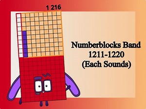 Numberblocks Band 1211-1220 (Each Sounds)