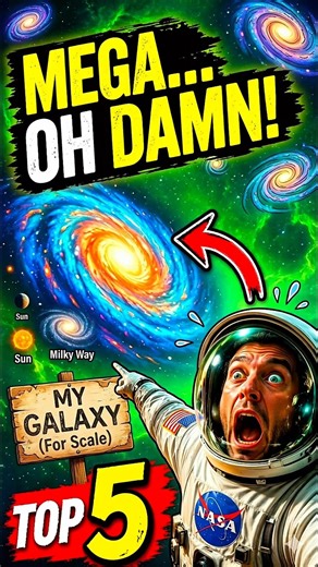 5 Biggest Galaxies in the Universe 🤯 #usa #space #astronomy #galaxy #science