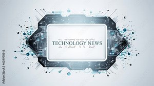 Technology News Title Text Animated: Explore the World of Modern Technology, Innovation, and Connectivity with Cutting-Edge Gadgets, Smart Devices, and Advanced Electronics - Dive into Digital World!