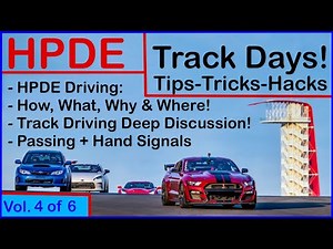 HPDE Educational Series 4 of 6, the BIG track driving video! Covers everything track driving!