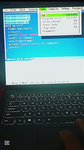 square roots of number with c code.