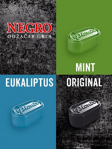 👉 Večito (slatko) pitanje: koji ukus odabrati? 💙 Eukaliptus 💚 Mint 🖤 Original #negro #PionirSubotica #Pionir #bombone | Negro Bombone