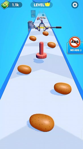 Potato rush mobile game presented is squid games appropriate for kids #reels #viral #gaming #gameplay #trending #KidsGames #SquidGame #kids #TheGame #GameOn | Tom And Chiku Gameplay