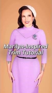 Marilyn Monroe Inspired Trim Tutorial