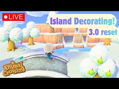 Island Decorating Stream! | Animal Crossing New Horizons