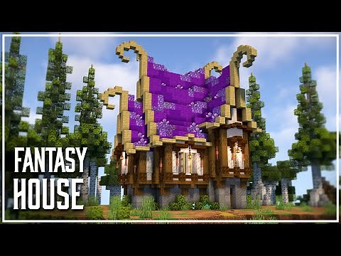 How to Build a Fantasy Crystal House | Minecraft Tutorial