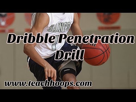 Basic Dribble Penetration - Basketball Drill