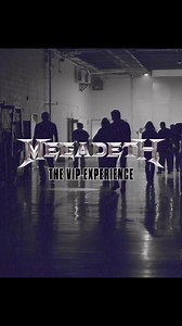 We can't wait to meet you 🤘🏻 VIP and M&G packages are on sale now. You know where to find the link 🔥 | Megadeth