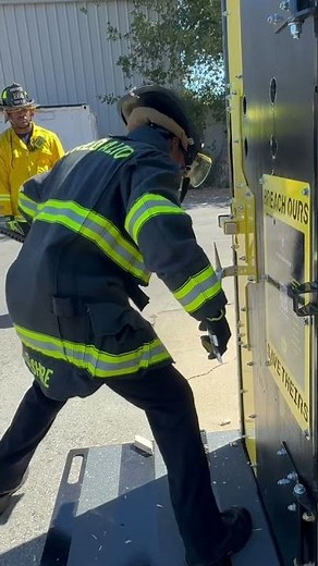Forcible Entry on an Outward Opening Door