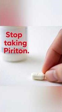 STOP taking PIRITON for SLEEP! #sleep #viral