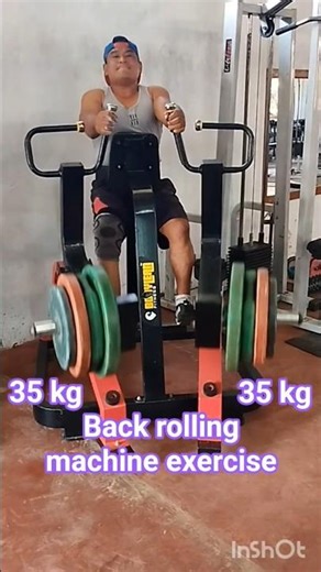 back rolling machine #exercise