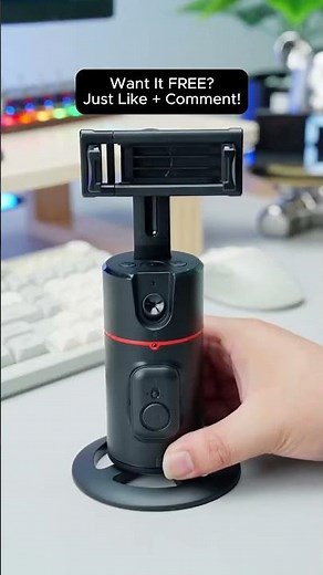 Auto Face Tracking Tripod #cameraaccessories #amazonfinds2025 #techgadgets #tiktokgadgets