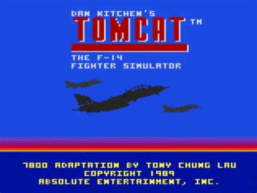 It's tough to recommend a flight sim on a console, but what they achieved here for the Atari 7800 and 2600 is nothing short of impressive. It truly gives you wings! #atari #atari7800 #atari2600 #tomcat #retrogaming #videogames | Classic Replay