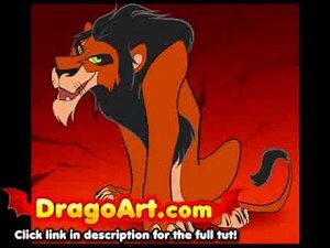 How to draw Scar, step by step