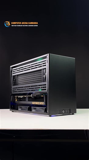 លំដាប់កំពូល Mini ITX Build បំពាក់ជាមួយនឹង Ryzen 7-9800X3D X RTX 4080S 😍💗 #NCASE #MINIITX #GAMINGPC #AMD #custompcbuild