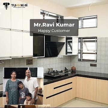Mr.Ravi Kumar shares his experience with Tusker Stainless Steel & Alloy Coated Steel Modular Kitchen
