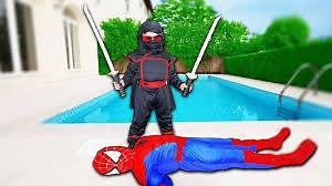 1.5M views · 6.7K reactions | BAD BABY Ninja ATTACKS Spiderman w...