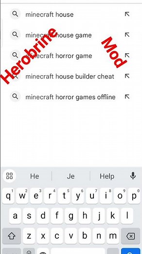 Herobrine Mod for Minecraft pe Horror #herobrine