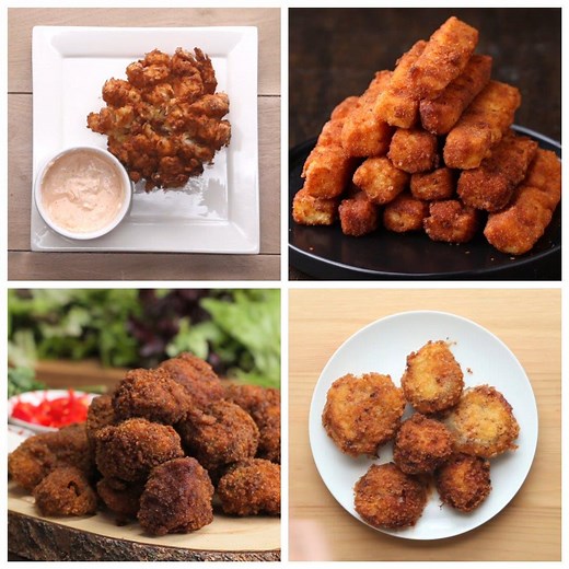 612K views · 2.3K reactions | You'll want to save these deep fried snacks for later...  Recipes: https://tasty.co/compilation/8-deep-fried-snacks | Tasty | Facebook
