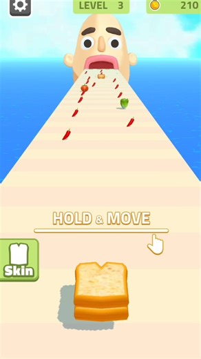 sandwich Runner game 😀 Level 3#gaming #sandwichrunner #gameplay