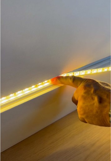 Transform Your Dim Room with Embedded LED Strip Lighting