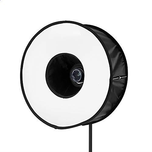 Round Universal Collapsible Magnetic Ring Flash Diffuser Soft Box