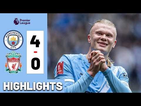 HAALAND HATRICK! Manchester City vs Liverpool 4-0 HIGHLIGHTS All Goals