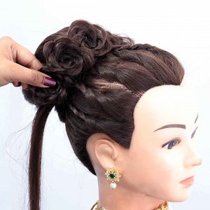 32K views · 721 reactions | Stylish Donut Bun Hairstyle Tutorial | Magical Hairstyle | Facebook