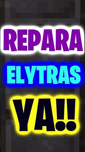 🖖👽How to REPAIR ELYTRAS in Minecraft👽👌 #datwinxd