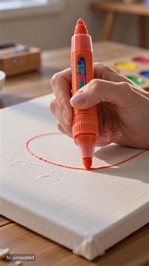 Draw it and watch it pop out in 3D. Transform ordinary doodles into dimensional relief art with the Viral 3D Relief Art Pen Set. Includes six vibrant colors to help you create textured designs on paper, canvas, and fabric. Easy to use, fun to create with, and delivers stunning results. Make every stroke stand out in 3D. Call to Action: